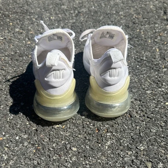 Nike White Air Max 270 Sneakers size 4Y big kids - Back to school - Picture 4 of 9